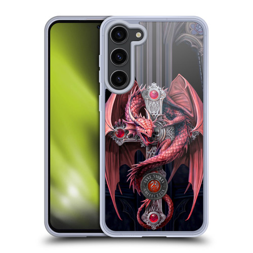 Anne Stokes Dragons Gothic Guardians Soft Gel Case for Samsung Galaxy S23+ 5G