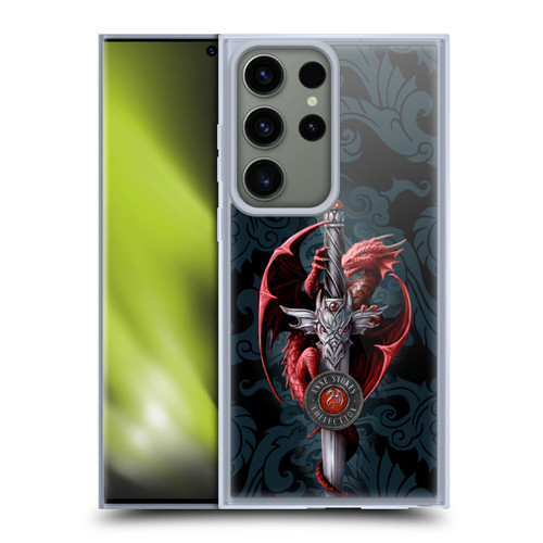 Anne Stokes Dragons Dagger Soft Gel Case for Samsung Galaxy S23 Ultra 5G