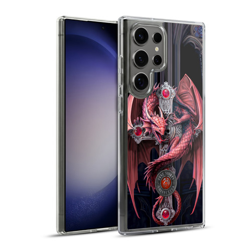 Anne Stokes Dragons Gothic Guardians Soft Gel Case for Samsung Galaxy S23 Ultra 5G