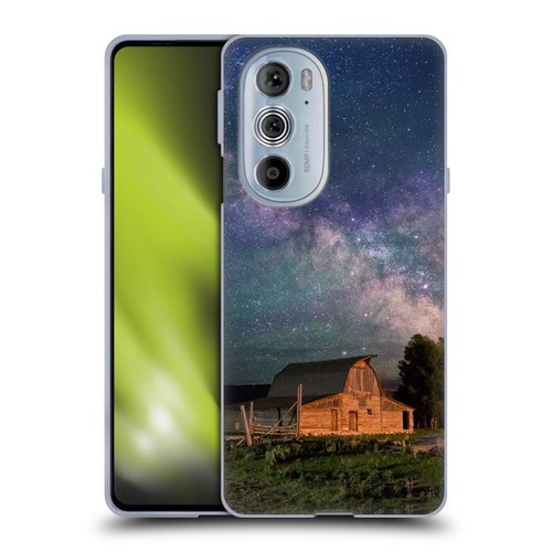 Royce Bair Nightscapes Grand Teton Barn Soft Gel Case for Motorola Edge X30