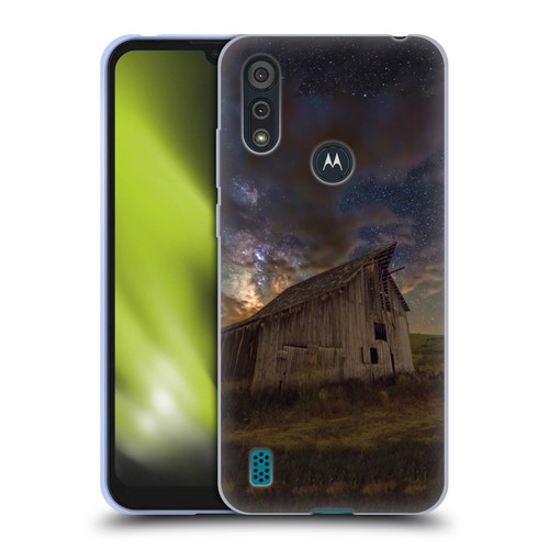 Royce Bair Nightscapes Bear Lake Old Barn Soft Gel Case for Motorola Moto E6s (2020)