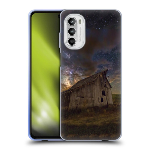 Royce Bair Nightscapes Bear Lake Old Barn Soft Gel Case for Motorola Moto G52