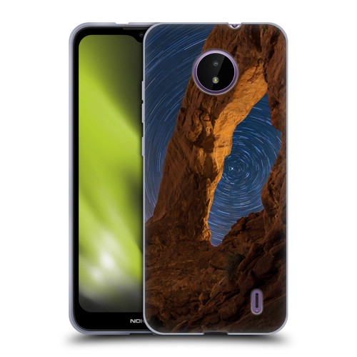 Royce Bair Nightscapes Star Trails Soft Gel Case for Nokia C10 / C20
