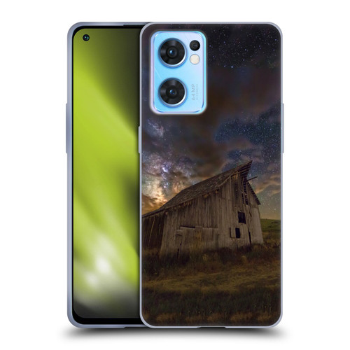Royce Bair Nightscapes Bear Lake Old Barn Soft Gel Case for OPPO Reno7 5G / Find X5 Lite