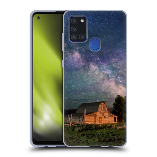 Royce Bair Nightscapes Grand Teton Barn Soft Gel Case for Samsung Galaxy A21s (2020)