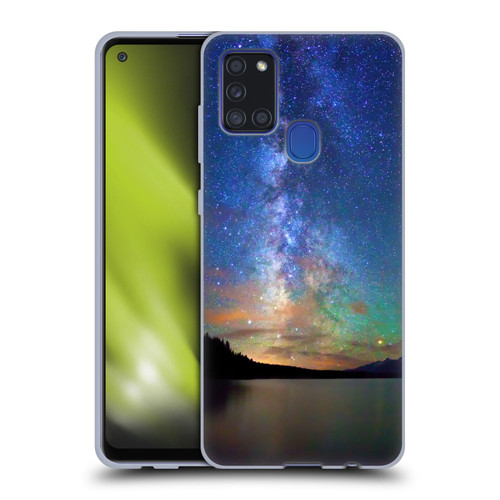 Royce Bair Nightscapes Jackson Lake Soft Gel Case for Samsung Galaxy A21s (2020)
