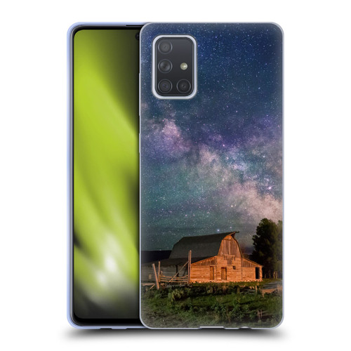 Royce Bair Nightscapes Grand Teton Barn Soft Gel Case for Samsung Galaxy A71 (2019)