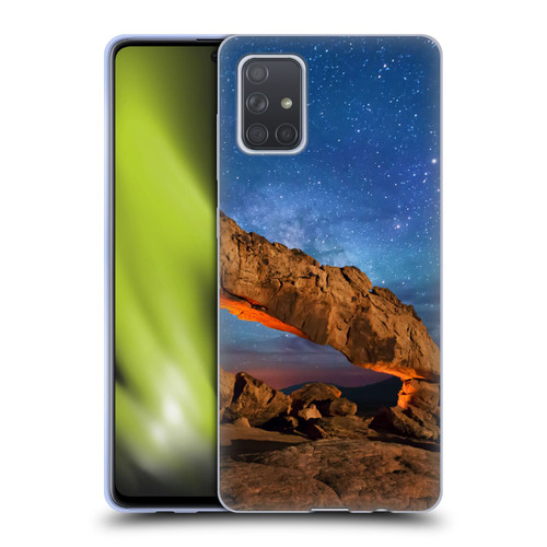 Royce Bair Nightscapes Sunset Arch Soft Gel Case for Samsung Galaxy A71 (2019)