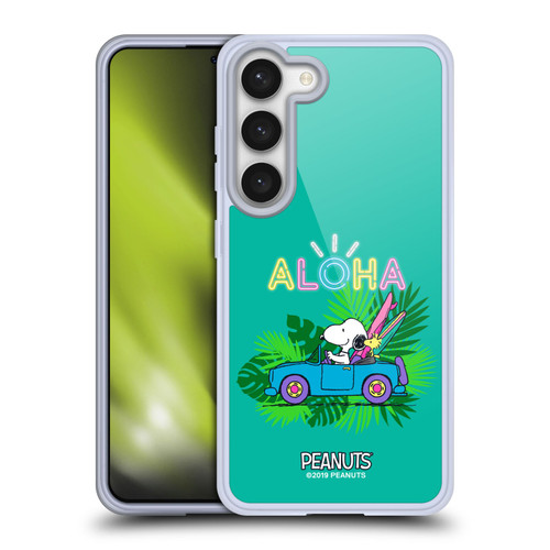 Peanuts Snoopy Aloha Disco Tropical Surf Soft Gel Case for Samsung Galaxy S23 5G Peanuts Snoopy Aloha Disco Tropical Surf Soft Gel Case for Samsung Galaxy S23 5G