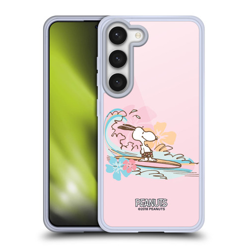 Peanuts Beach Snoopy Surf Soft Gel Case for Samsung Galaxy S23 5G
