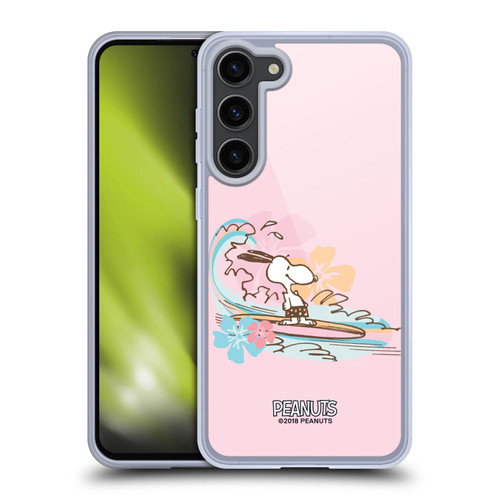 Peanuts Beach Snoopy Surf Soft Gel Case for Samsung Galaxy S23+ 5G