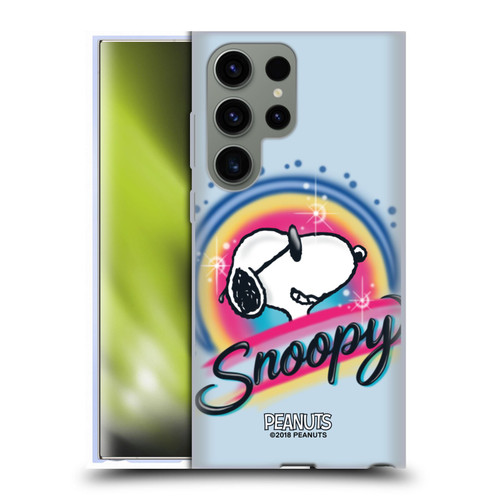Peanuts Snoopy Boardwalk Airbrush Colourful Sunglasses Soft Gel Case for Samsung Galaxy S23 Ultra 5G