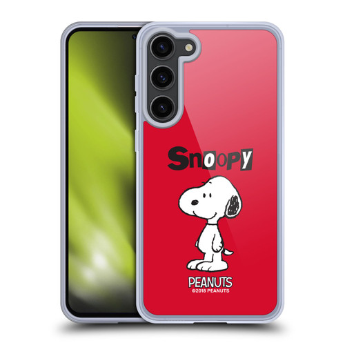 Peanuts Characters Snoopy Soft Gel Case for Samsung Galaxy S23+ 5G