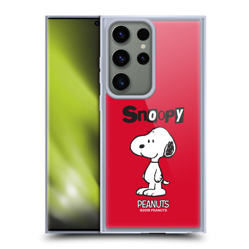 Peanuts Characters Snoopy Soft Gel Case for Samsung Galaxy S23 Ultra 5G & MagSafe