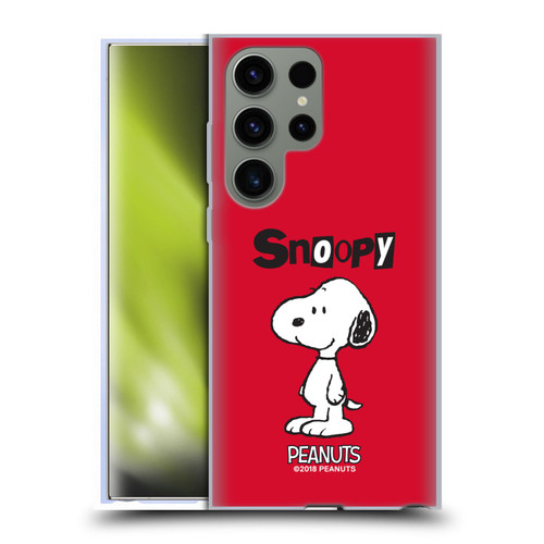 Peanuts Characters Snoopy Soft Gel Case for Samsung Galaxy S23 Ultra 5G