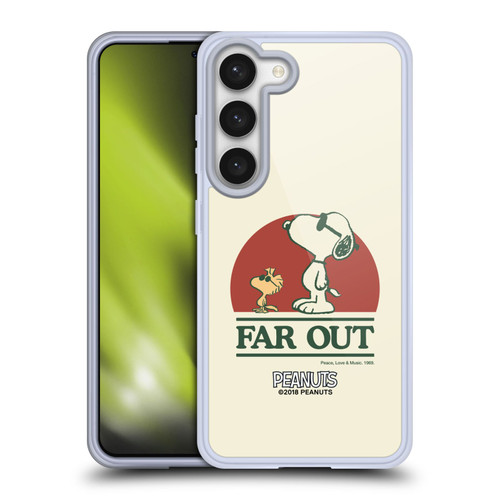 Peanuts Woodstock 50th Snoopy Woodstock Far Out Soft Gel Case for Samsung Galaxy S23 5G