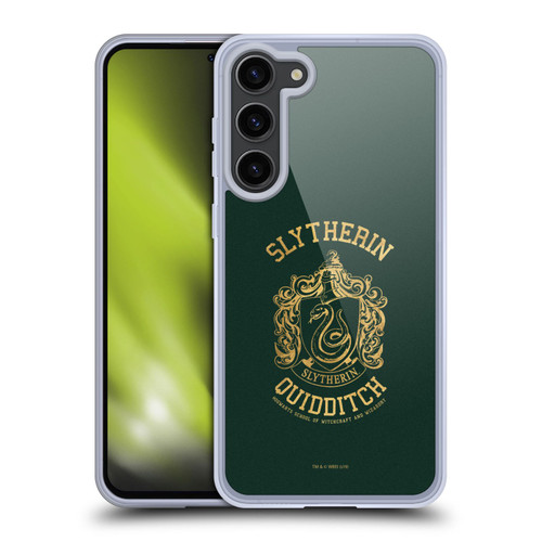 Harry Potter Deathly Hallows X Slytherin Quidditch Soft Gel Case for Samsung Galaxy S23+ 5G