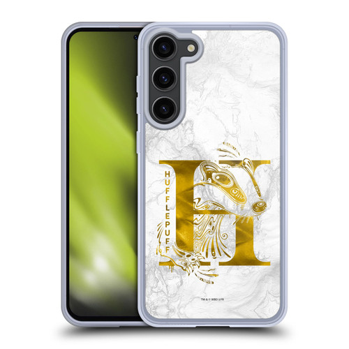 Harry Potter Deathly Hallows IX Hufflepuff Aguamenti Soft Gel Case for Samsung Galaxy S23+ 5G