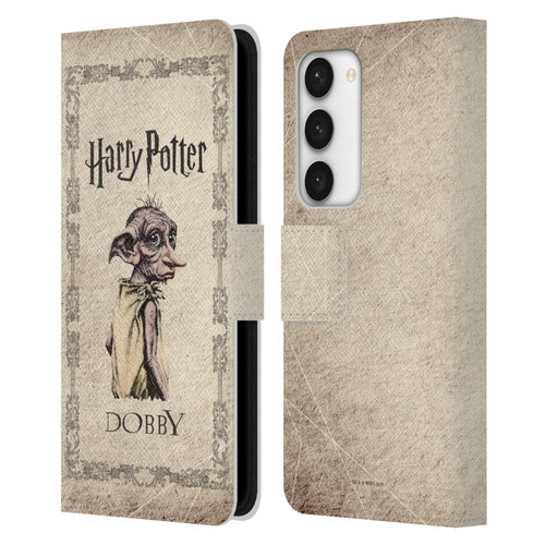 Harry Potter Chamber Of Secrets II Dobby House Elf Creature Leather Book Wallet Case Cover For Samsung Galaxy S23 5G