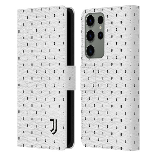 Juventus Football Club Lifestyle 2 White Logo Type Pattern Leather Book Wallet Case Cover For Samsung Galaxy S23 Ultra 5G