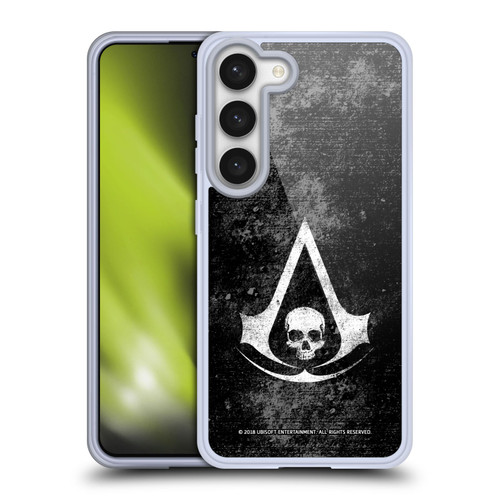 Assassin's Creed Black Flag Logos Grunge Soft Gel Case for Samsung Galaxy S23 5G