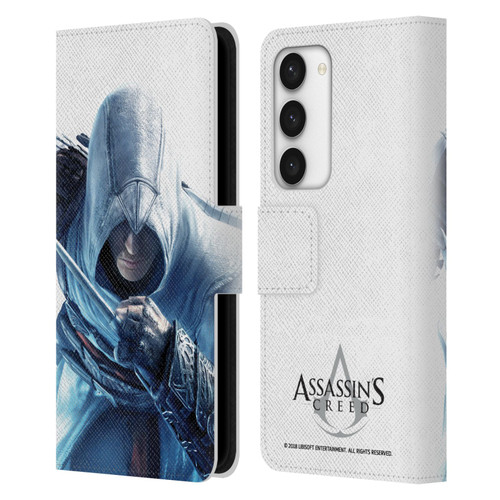 Assassin's Creed Key Art Altaïr Hidden Blade Leather Book Wallet Case Cover For Samsung Galaxy S23 5G