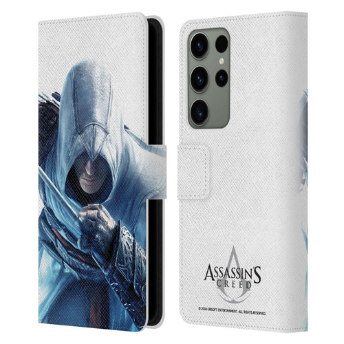 Assassin's Creed Key Art Altaïr Hidden Blade Leather Book Wallet Case Cover For Samsung Galaxy S23 Ultra 5G