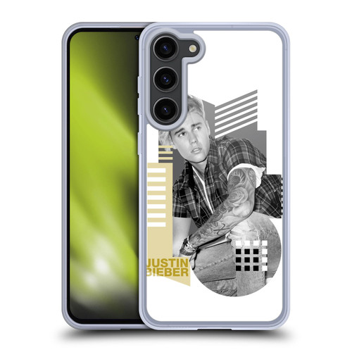 Justin Bieber Purpose B&w Calendar Geometric Collage Soft Gel Case for Samsung Galaxy S23+ 5G