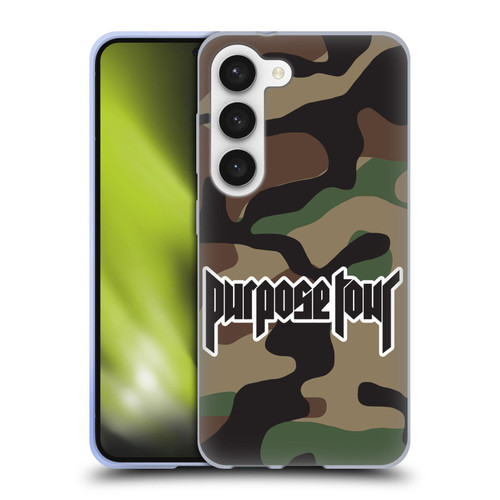 Justin Bieber Tour Merchandise Camouflage Soft Gel Case for Samsung Galaxy S23 5G