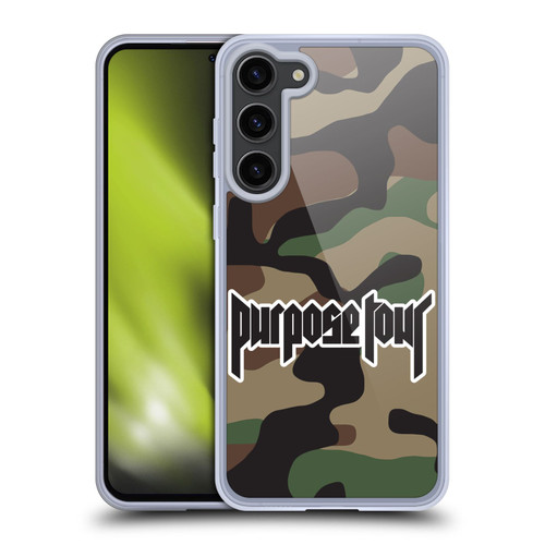 Justin Bieber Tour Merchandise Camouflage Soft Gel Case for Samsung Galaxy S23+ 5G