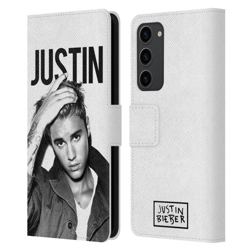 Justin Bieber Purpose Calendar Black And White Leather Book Wallet Case Cover For Samsung Galaxy S23+ 5G