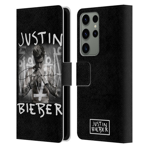 Justin Bieber Purpose Album Cover Leather Book Wallet Case Cover For Samsung Galaxy S23 Ultra 5G