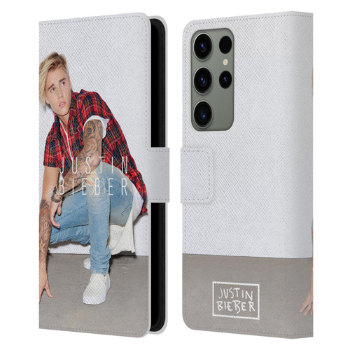Justin Bieber Purpose Calendar Photo Leather Book Wallet Case Cover For Samsung Galaxy S23 Ultra 5G