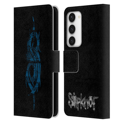 Slipknot We Are Not Your Kind Glitch Logo Leather Book Wallet Case Cover For Samsung Galaxy S23 5G
