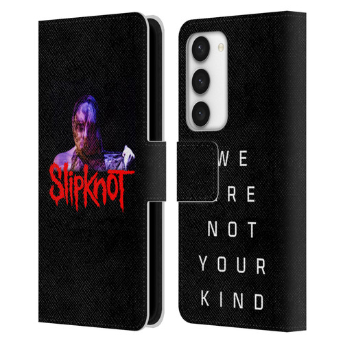 Slipknot We Are Not Your Kind Unsainted Leather Book Wallet Case Cover For Samsung Galaxy S23 5G
