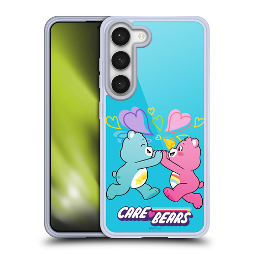 Care Bears Characters Funshine, Cheer And Grumpy Group 2 Soft Gel Case for Samsung Galaxy S23 5G