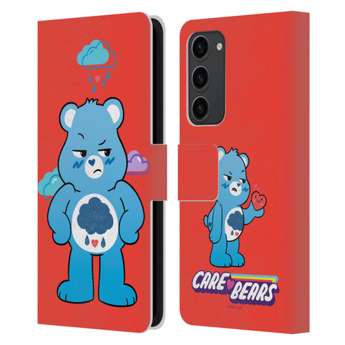 Care Bears Characters Grumpy Leather Book Wallet Case Cover For Samsung Galaxy S23+ 5G