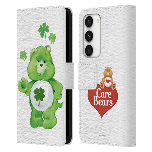 Care Bears Classic Good Luck Leather Book Wallet Case Cover For Samsung Galaxy S23 5G