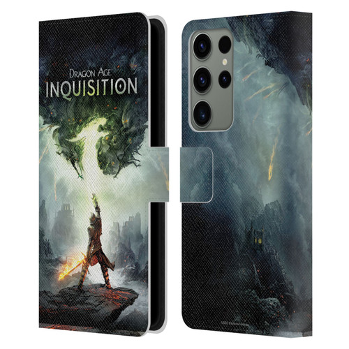 EA Bioware Dragon Age Inquisition Graphics Key Art 2014 Leather Book Wallet Case Cover For Samsung Galaxy S23 Ultra 5G