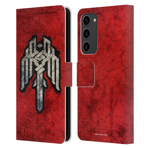 EA Bioware Dragon Age Heraldry Kirkwall Symbol Leather Book Wallet Case Cover For Samsung Galaxy S23+ 5G
