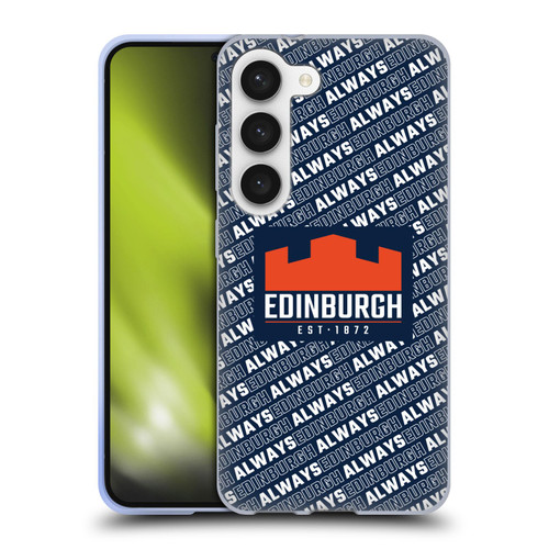 Edinburgh Rugby Graphics Logo Pattern Soft Gel Case for Samsung Galaxy S23 5G