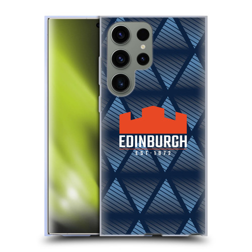 Edinburgh Rugby Graphics Pattern Soft Gel Case for Samsung Galaxy S23 Ultra 5G