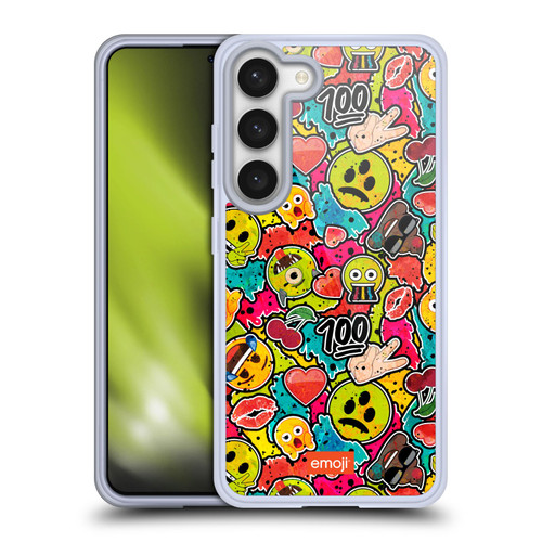 emoji® Graffiti Colours Soft Gel Case for Samsung Galaxy S23 5G