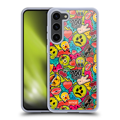 emoji® Graffiti Colours Soft Gel Case for Samsung Galaxy S23+ 5G