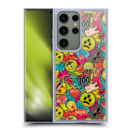 emoji® Graffiti Colours Soft Gel Case for Samsung Galaxy S23 Ultra 5G