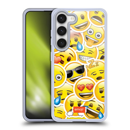 emoji® Smileys Sticker Soft Gel Case for Samsung Galaxy S23 5G