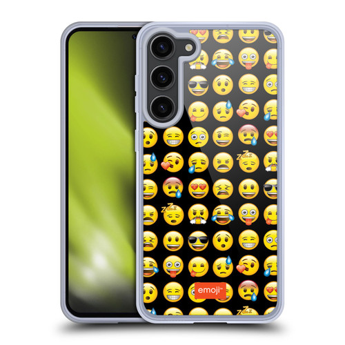 emoji® Smileys Pattern Soft Gel Case for Samsung Galaxy S23+ 5G