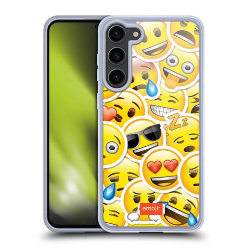 emoji® Smileys Sticker Soft Gel Case for Samsung Galaxy S23+ 5G