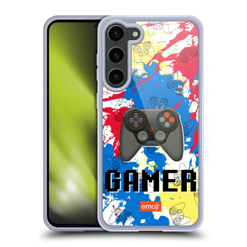 emoji® Trendy Gamer Soft Gel Case for Samsung Galaxy S23+ 5G