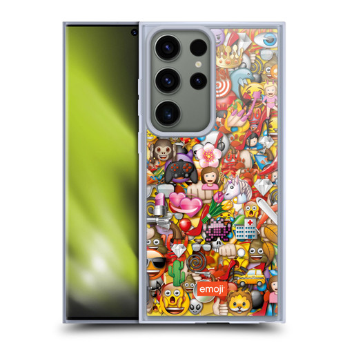 emoji® Trendy Full Pattern Soft Gel Case for Samsung Galaxy S23 Ultra 5G